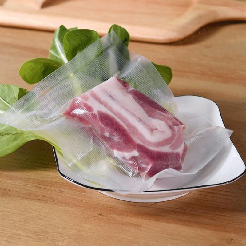 1 Rolls Bags for Vacuum Packing Machine Packaging Food Storage Vacuum Bags  Fine Lines 19 Silk Is Suitable for Packaging Oily Food