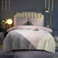 Winter Thick Milk Velvet Four-piece French Velvet Duvet Cover Sheet Crystal Velvet Embroidery Type Bedding