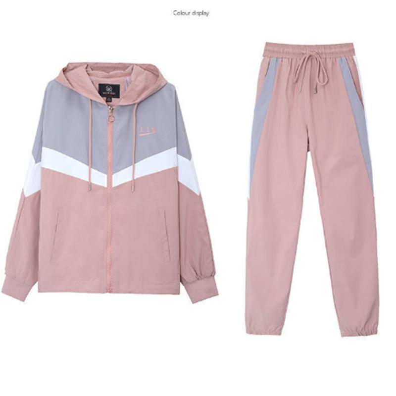 Spring and Autumn with Zipper Western Style Sports and Leisure Suit Women's Temperament Large Size with Hood Loose and Thin Tooling Jacket Women