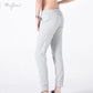 Casual Solid Color Sports Trousers Women's Running Pants Letters Loose Fitness Slimming Training Pencil Pants