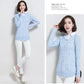 Autumn/winter Lapel Pullover Sweater Women's Plus Size Korean Style Slim Short Fake Two-piece Sweater Sweet Patchwork Knit Sweater Outwear