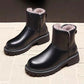 Snow Boots Women Winter Short Boots Large Cotton Waterproof Non-slip Thickening Plus Velvet Bread Shoes Cotton Shoes