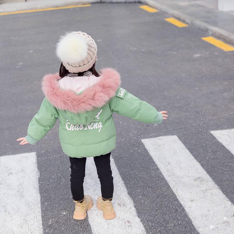 Jacket Winter Girl Parka Warm Coats Jacket Girl Parka Cotton Kids Jacket Parka Boys Winter Coat