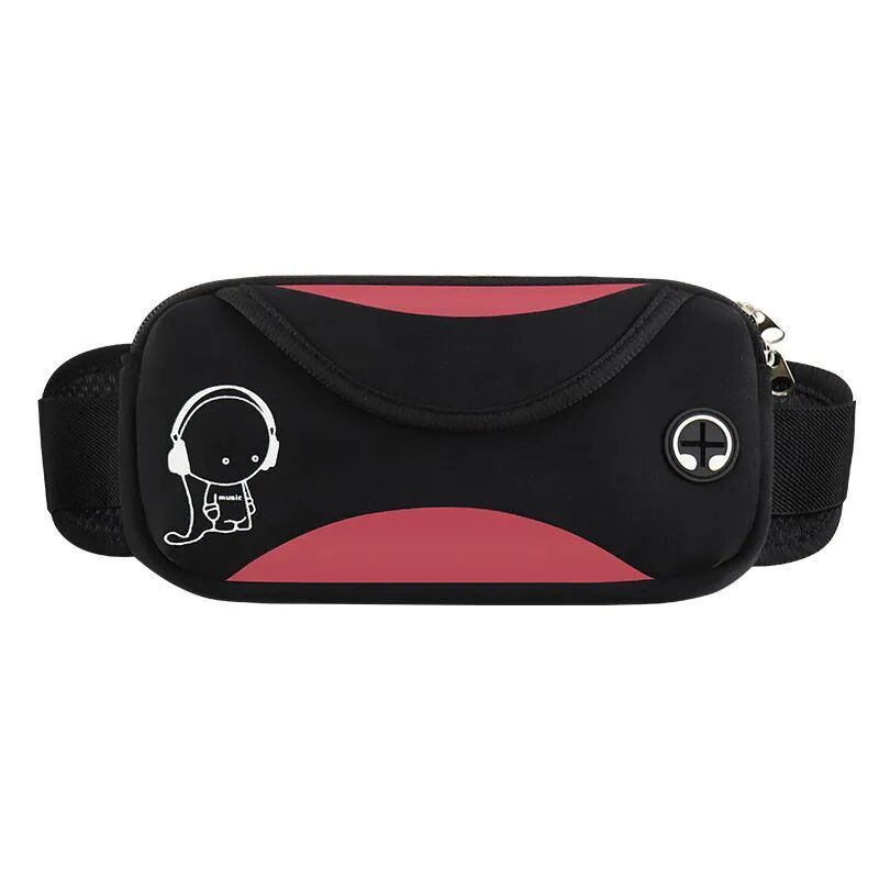Sports Waist Bag Men and Women Running Mobile Phone Bag Ultra-thin Invisible Waterproof Outdoor Multi-function Belt Fashion Waist Bag
