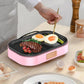 900W Electric Baking Pan Frying and Baking Machine Flat Bottom Frying Pan Kitchen Supplies for Family