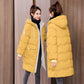 Down Padded Jacket Women's Winter Clothing Anti-season New Style Korean Loose Cotton-padded Jacket Women's Mid-length Large Size Padded Padded Jacket