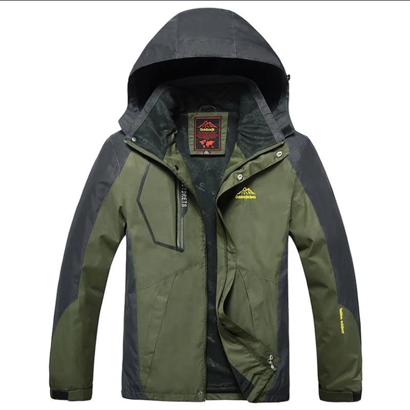 Oversized Thin Autumn and Winter Jacket Men's Windproof and Waterproof Outdoor Mountaineering Suit