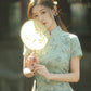 2021 Cheongsam Summer Young Little Man Improved Dress Yellow Daily Girl Retro Temperament