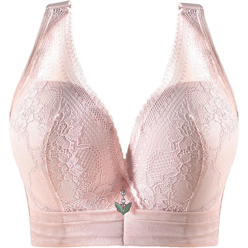 Fat Ladies Plus Size Underwear Full Cup Thin Section Push Up Bra Top Support Adjustable Large Cup Bra