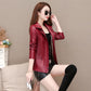 Women's Sheepskin Leather Jacket Autumn and Winter Short  Leather Jacket Slim Large Size Motorcycle Motorcycle Jacket   Sheepskin Coats