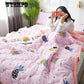 WTEMPO Cotton Summer Air Conditioner Is Cool By Summer and  Is Printed with Thin Quilt Comfort