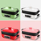 British Multi-function Cooking Pot Barbecue Meat Boiler Household Electric Pot for Frying and Cooking Fried Egg Barbecue Plate