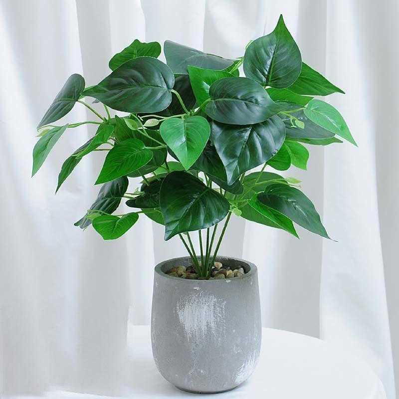 Nordic Wind Simulation Plant Bonsai  Artificial Flower Decoration Simulation Flower Green Plant Decoration Turtle Back Leaf Indoor Potted Desktop