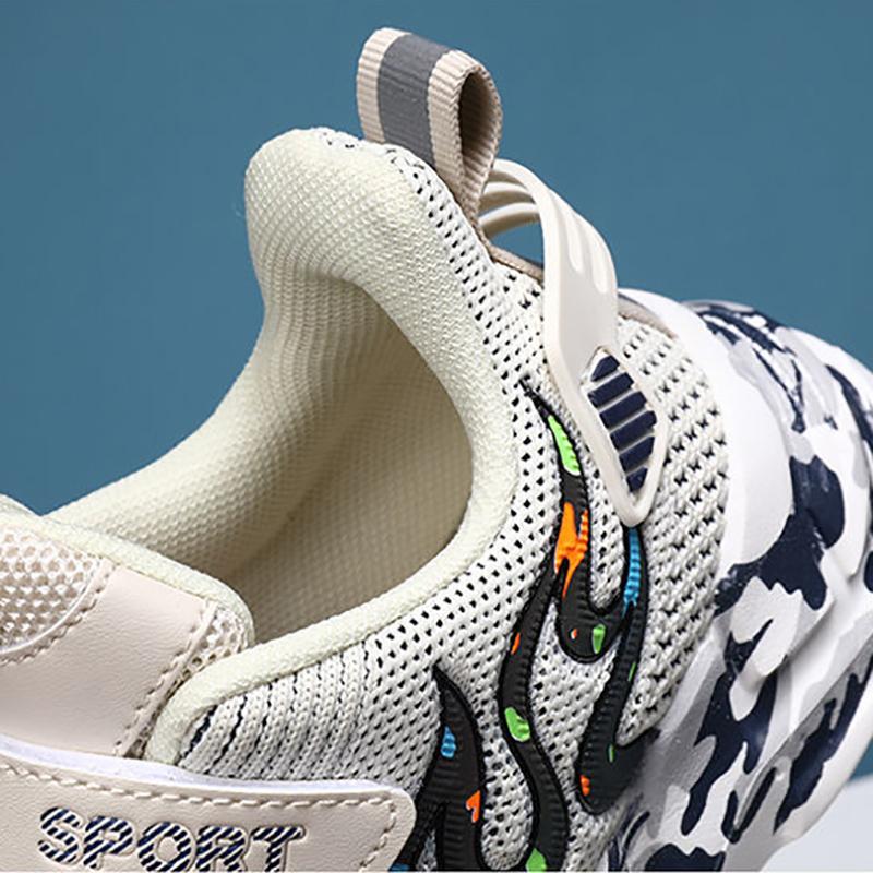 Unisex Children's Sports Shoes Comfortable and Lightweight Sports Running Shoes Breathable Non-slip Net Shoes for Schoolgirls