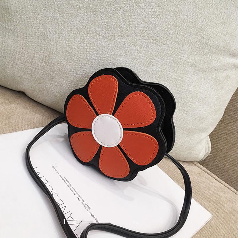 Children's Flower Bag Cute Princess Bag Bucket Bag Crossbody Bags Cute Small Mini PU Bag Girl Student Outing Trip