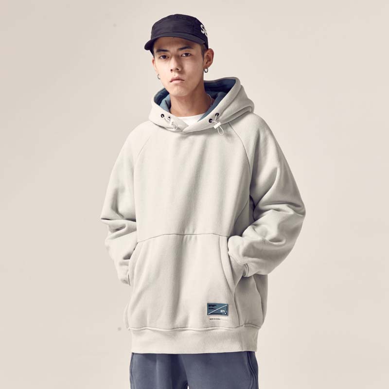 2021 New Sweater Male Autumn and Winter Loose Hooded Student Hoodie Daily Casual Coat
