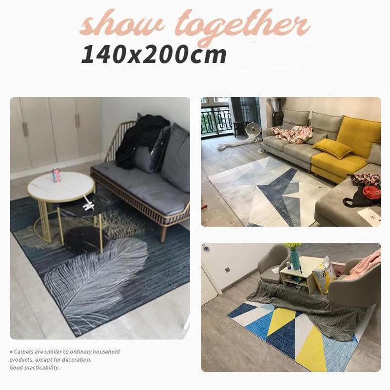 Modern Geometric Living Room Nordic Carpet Home Simple Bedroom Carpet