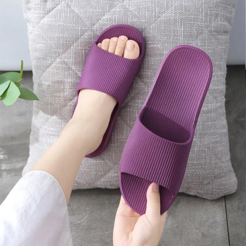 Women's Slippers Summer Couple Bathroom Bath Sandals Home Household Indoor Non-slip Deodorant Men's Slippers Four Seasons Universal Sandals