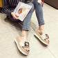 Wedge Platform Sandals Slipper Fashion Outer Wear High Heel Slippers Thick Bottomed Chunky-Heel Women's House Shoes
