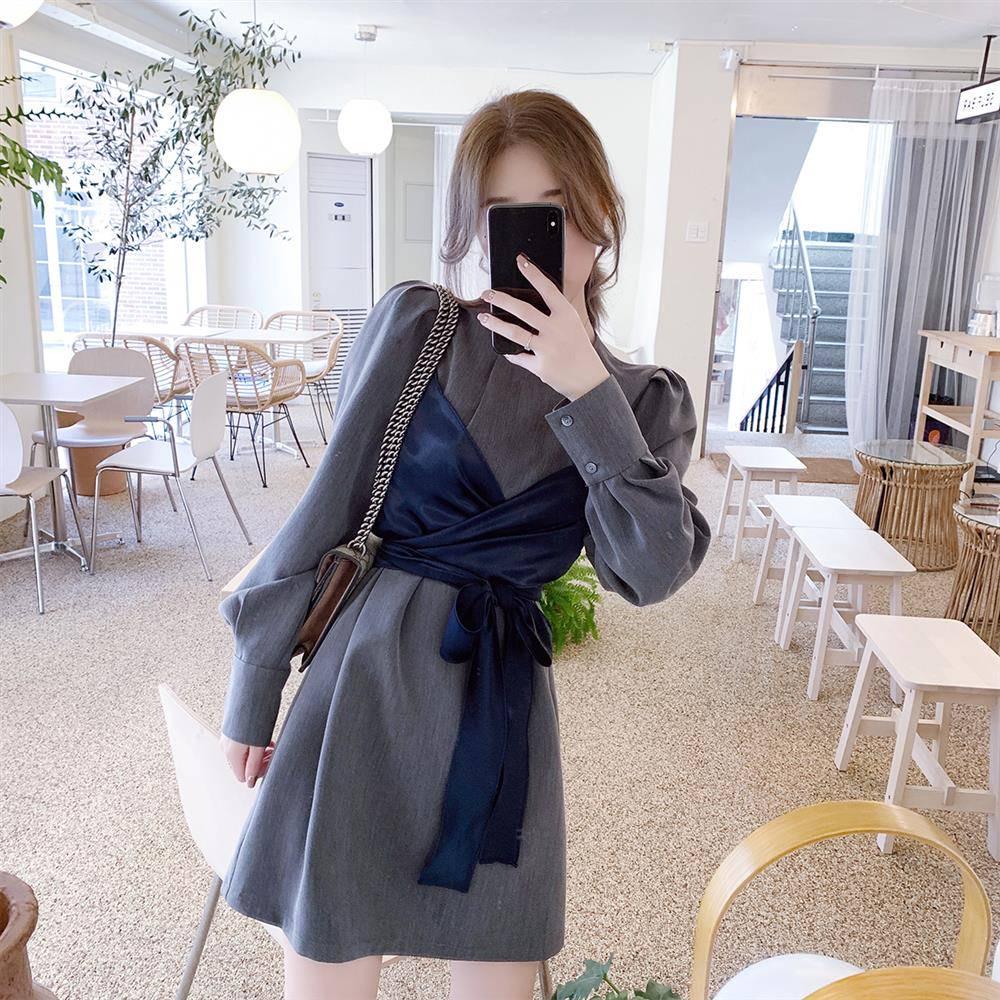 Fashion Women Casual T shirt Dress Elegant long sleeve Party Club Dress Clothing Streetwear