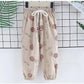 Children's Mosquito Pants Summer Thin Boys and Girls Printed Pineapple Geometry Pattern Trousers Casual Pants Leggings