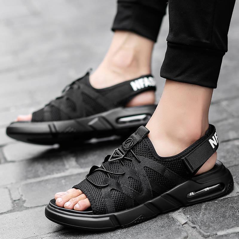 Summer Beach Sandals Men Sport Casual Shoes Air Cushion Non-slip Breathable Male Fashion Slippers