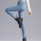Plus Velvet Thickening Jeans Women's High Waist Winter Korean Version of The Trend Slime Stretch Warm Tight Foot Pencil Pants