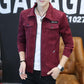 Men Top Autumn Winter Casual Corduroy Slim Long Sleeve Coat Suit Jacket Blazer