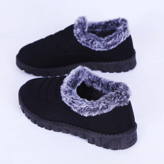 Cotton Shoes Women Winter Warm Plus Velvet Thick Non-slip Cotton Shoes Snow Boots Mother Cloth Shoes