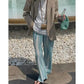 Tie-dye Print Wide-leg Pants Women's Summer Loose Straight Thin Casual Trousers High Waist Slim Drape Pants