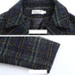 Cotton Woolen Plaid Coat Women's Mid-length Spring Loose Woolen Coat