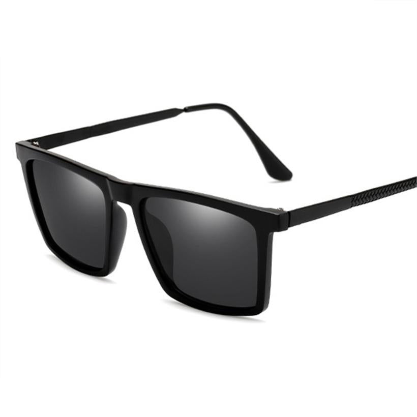 Rectangle Sunglasses Polarized Men Retro Driving Mirror Sun Glasses Brand Designer Fashion Sunglass