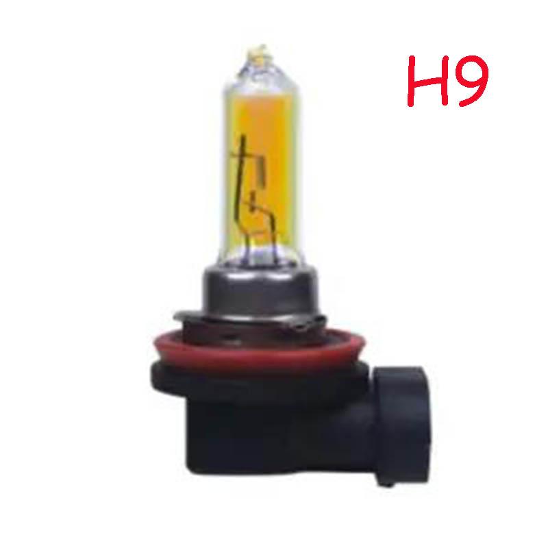 Car Gold Light Bulb Lights Ultra-bright Polymer Halogen Light Bulb 12V 100W H1 H3 H4 H7 9005 Xenon Lights High Light Light Index