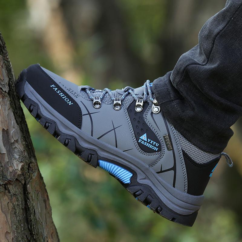 Oversized Shoes Hiking Shoes Men's Shoes Leather Shoes Outdoor Leisure Shoes Off-road Non-slip Shoes 39-47