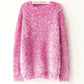 New Women's Sweater Loose Mohair Round Neck Pullover Bottoming Sweater Sweater Women's Head