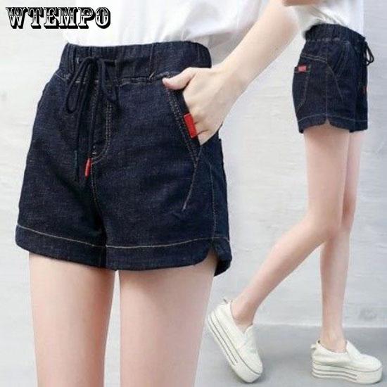 Jeans Shorts Summer Women Sexy Hollow Out Bandage Ripped Hole Casual Short Pants