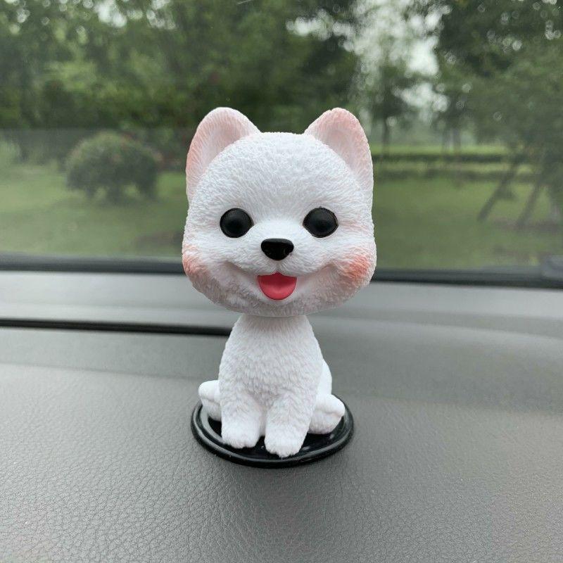 Shaking Head Dog Doll Decoration Set Creative Car Interior Car Center Console Decoration