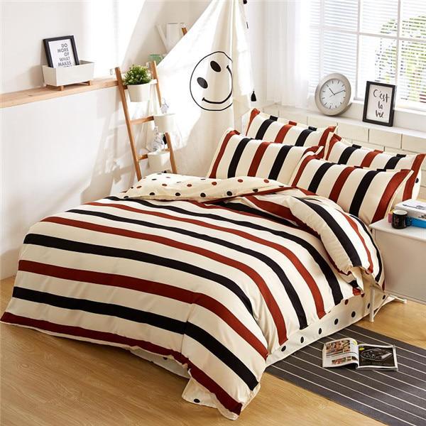 New Fashion Home Textile Bedroom Bedding Sets Colorful Geometry Duvet/Quilt Cover Bed Sheet