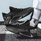 Spring Real Flying Knitting Shoes Men's Breathable Fashion Sneakers Black Gold Men's Sports Running Shoes Men's Shoes