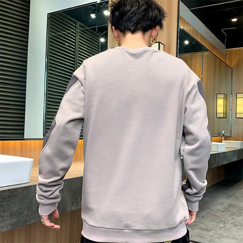 Sweater Men's Long-sleeved Round Neck Pullover Casual Wild Loose Tide Brand Thin Bottoming Sweatshirts Autumn