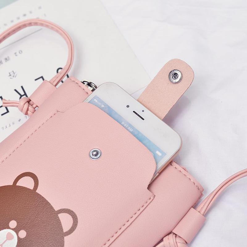 Mobile Phone Bag Ladies Shoulder Messenger Bag Summer Student Cute Coin Purse All-match Fashionable Small Bag