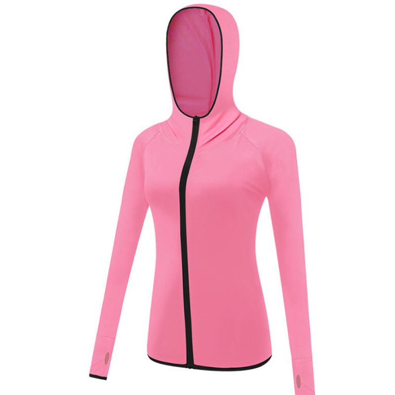 Yoga Jacket Women's Zipper Cardigan Yoga Clothes Sports Fitness Running Jacket Morning Running Quick-drying Long-sleeved Top Loose