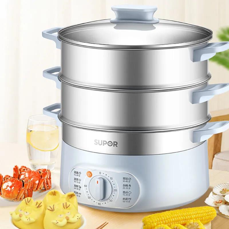 Steamer Household Multifunctional Electric Steamer Electric Pot Electric Cooker Rice Cooker Soup Multicookers