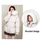 Women's Short Cotton Coat Students Loose Fashion Casual Cotton Coat Thick Bread Coat