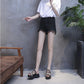 Two Wear Sandals Women's All-match Thick Bottom Heightening Light and Comfortable Outer Wear Sandals and Slippers Pearl Decoration