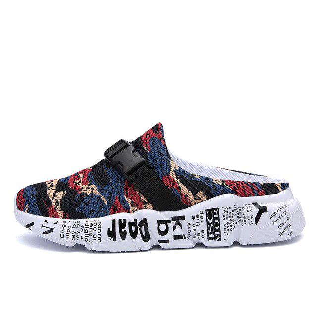 Size 39-46 Men Summer Mesh Shoes Sandals Beach Slippers Clogs Male Sneaker Clogs Man Zuecos Sandalias Zapatos Hombre