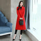 Women Woolen Coat Outerwear Autumn Winter Clothing Fashion Warm Woolen Blends Female Woolen Jacket