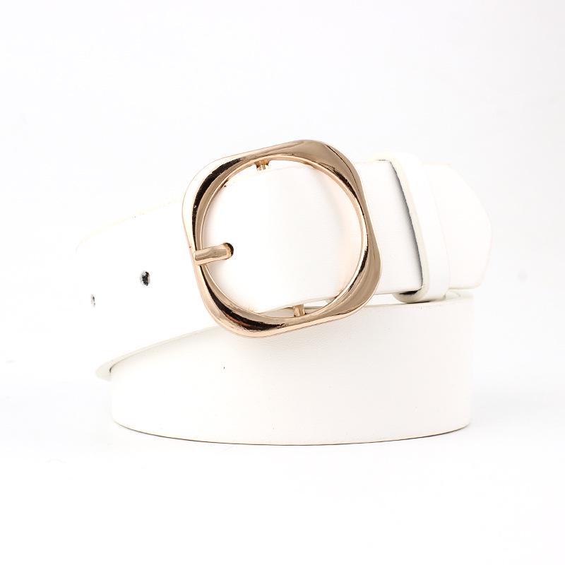 Women PU Leather Adjustable Wide Belt Ladies Fashion Clothing Accessories Waistband