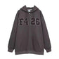 Autumn Couple Hip-hop Hooded Sweater Unisex Solid Color Cardigan Jacket Personality Loose Casual Sweater Sports Zipper Coat