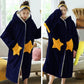 Pajamas Women Autumn and Winter Coral Fleece Stars Long Style Can Be Worn Outside Flannel Plus Size Nightgown Women Winter Night Skirt Home Service